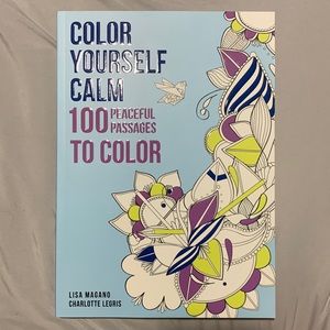 Never before used calming coloring book